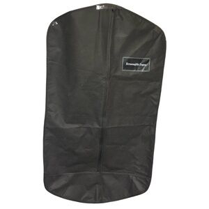 Ermenegildo‎ Zegna Garment Bag Black Zippered Suit Carrier Travel Luxury